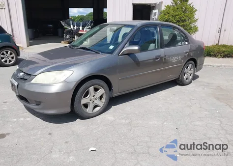 2004 Honda Civic Ex z USA, uszkodzony, nr VIN 2HGES26794H507093